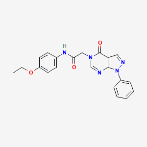 N-(4-ethoxyphenyl)-2-(4-oxo-1-phenylpyrazolo[3,4-d]pyrimidin-5-yl)acetamide