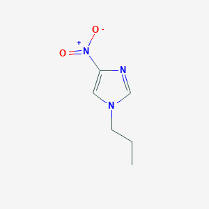 molecular formula C6H9N3O2 B2856546 4-nitro-1-propyl-1H-imidazole CAS No. 13230-08-5