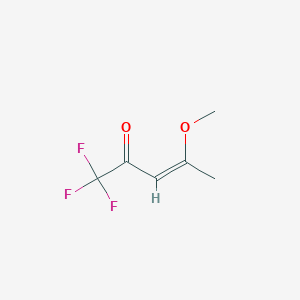 molecular formula C6H7F3O2 B028566 (3E)-1,1,1-trifluoro-4-methoxypent-3-en-2-one CAS No. 102145-82-4