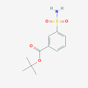 molecular formula C11H15NO4S B2856658 tert-butyl 3-sulfamoylbenzoate CAS No. 103856-21-9