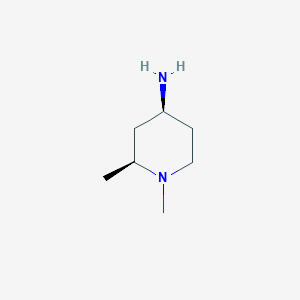 molecular formula C7H16N2 B2856680 cis-1,2-Dimethyl-4-piperidinamine CAS No. 2090265-35-1