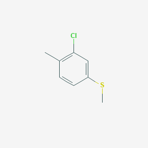 molecular formula C8H9ClS B2856806 (3-Chloro-4-methylphenyl)(methyl)sulfane CAS No. 53250-85-4
