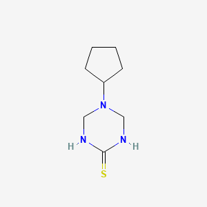 5-Cyclopentyl-1,3,5-triazinane-2-thione