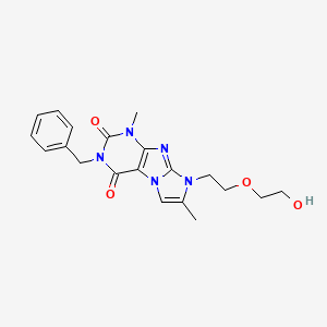 3-benzyl-8-(2-(2-hydroxyethoxy)ethyl)-1,7-dimethyl-1H-imidazo[2,1-f]purine-2,4(3H,8H)-dione