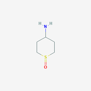 molecular formula C5H11NOS B2857048 Cis-4-aminotetrahydro-2H-thiopyran 1-oxide CAS No. 1158698-54-4