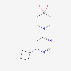 4-Cyclobutyl-6-(4,4-difluoropiperidin-1-yl)pyrimidine