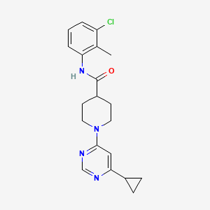N-(3-chloro-2-methylphenyl)-1-(6-cyclopropylpyrimidin-4-yl)piperidine-4-carboxamide