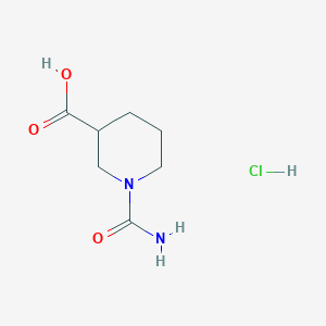 1-(Aminocarbonyl)-3-piperidinecarboxylic acid hydrochloride