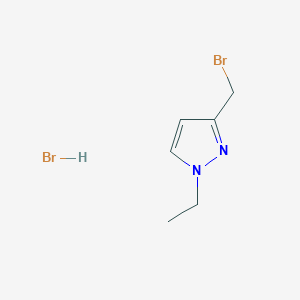 3-(Bromomethyl)-1-ethyl-1H-pyrazole hydrobromide