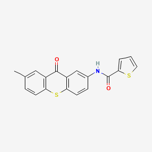 molecular formula C19H13NO2S2 B2857166 N-(7-methyl-9-oxo-9H-thioxanthen-2-yl)-2-thiophenecarboxamide CAS No. 860610-03-3