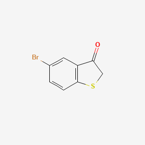 molecular formula C8H5BrOS B2857186 5-bromobenzo[b]thiophen-3(2H)-one CAS No. 163449-72-7