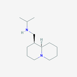 molecular formula C13H26N2 B2857191 N-[(1S,9AR)OCTAHYDRO-2H-QUINOLIZIN-1-YLMETHYL]-N-ISOPROPYLAMINE CAS No. 1573548-23-8