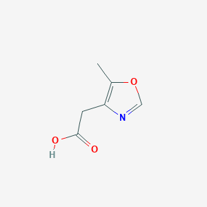 molecular formula C6H7NO3 B2857263 5-Methyloxazole-4-acetic Acid CAS No. 1507656-31-6