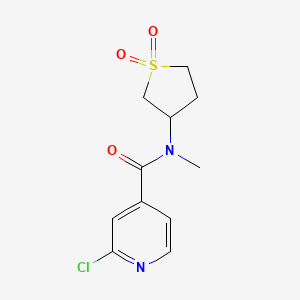 2-chloro-N-(1,1-dioxothiolan-3-yl)-N-methylpyridine-4-carboxamide