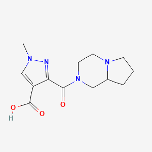 3-(hexahydropyrrolo[1,2-a]pyrazin-2(1H)-ylcarbonyl)-1-methyl-1H-pyrazole-4-carboxylic acid