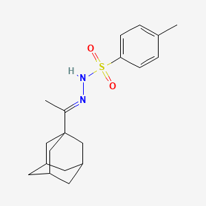 N-[(E)-1-(1-adamantyl)ethylideneamino]-4-methylbenzenesulfonamide