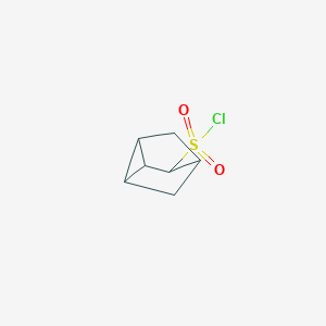 molecular formula C7H9ClO2S B2857327 Tricyclo[2.2.1.02,6]heptane-3-sulfonyl chloride CAS No. 2413900-57-7