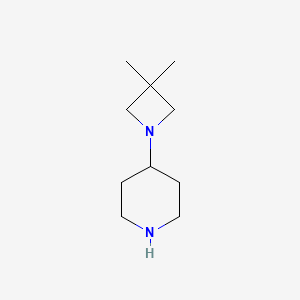 4-(3,3-Dimethylazetidin-1-yl)piperidine