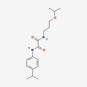 N-[3-(propan-2-yloxy)propyl]-N'-[4-(propan-2-yl)phenyl]ethanediamide
