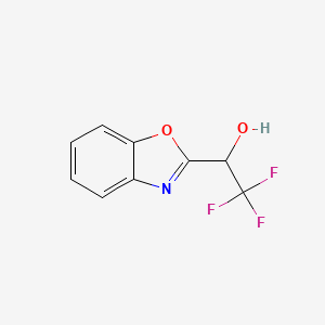 1-(1,3-Benzoxazol-2-yl)-2,2,2-trifluoroethan-1-ol