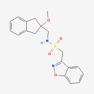 1-(benzo[d]isoxazol-3-yl)-N-((2-methoxy-2,3-dihydro-1H-inden-2-yl)methyl)methanesulfonamide