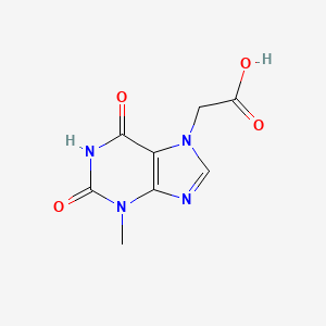 molecular formula C8H8N4O4 B2857408 (3-Methyl-2,6-dioxo-1,2,3,6-tetrahydro-purin-7-yl)-acetic acid CAS No. 102838-43-7