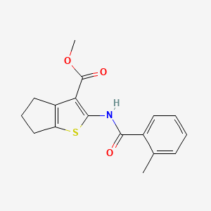 Methyl 2-[(2-methylbenzoyl)amino]-5,6-dihydro-4H-cyclopenta[b]thiophene-3-carboxylate