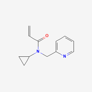 B2857421 N-cyclopropyl-N-(pyridin-2-ylmethyl)prop-2-enamide CAS No. 1179891-49-6