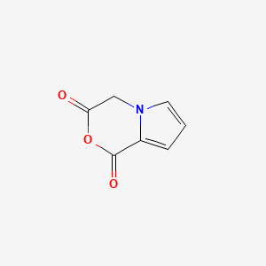 1H,3H,4H-Pyrrolo[2,1-c][1,4]oxazine-1,3-dione