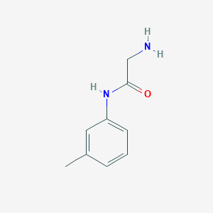 molecular formula C9H12N2O B2857434 2-Amino-N-(3-methylphenyl)acetamide CAS No. 167264-91-7