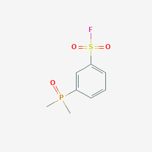 molecular formula C8H10FO3PS B2857449 3-Dimethylphosphorylbenzenesulfonyl fluoride CAS No. 2260932-66-7