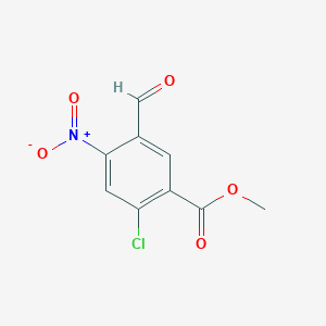 Methyl 2-chloro-5-formyl-4-nitrobenzoate