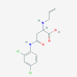 molecular formula C13H14Cl2N2O3 B2857473 2-(Allylamino)-4-((2,4-dichlorophenyl)amino)-4-oxobutanoic acid CAS No. 1046801-43-7