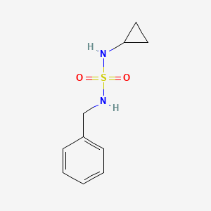 molecular formula C10H14N2O2S B2857492 N-benzyl(cyclopropylamino)sulfonamide CAS No. 1879873-91-2
