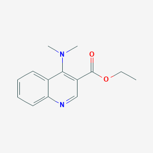 molecular formula C14H16N2O2 B2857499 Ethyl 4-(dimethylamino)quinoline-3-carboxylate CAS No. 1049114-68-2