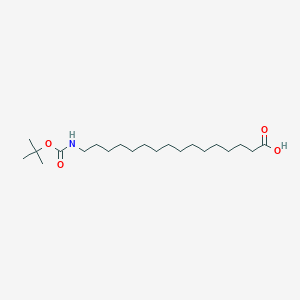 molecular formula C21H41NO4 B2857527 N-Boc-16-amino-hexadecanoic acid CAS No. 135747-73-8