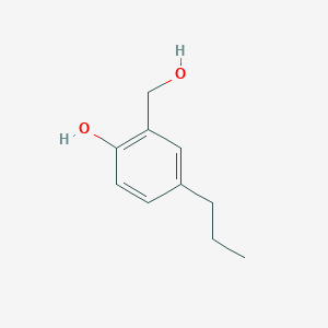molecular formula C10H14O2 B2857558 2-(Hydroxymethyl)-4-propylphenol CAS No. 29922-45-0