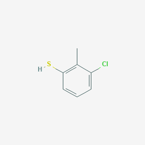 molecular formula C7H7ClS B2857560 3-Chloro-2-methylbenzenethiol CAS No. 53249-76-6