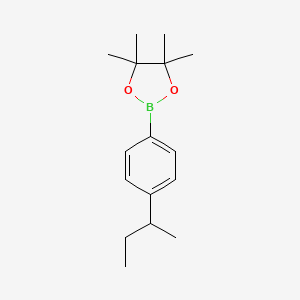 molecular formula C16H25BO2 B2857582 4-sec-Butylphenylboronic acid pinacol ester CAS No. 1268242-41-6