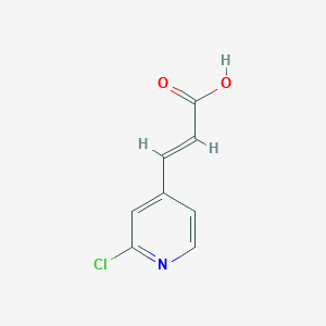 molecular formula C8H6ClNO2 B2857736 3-(2-Chloropyridin-4-yl)prop-2-enoic acid CAS No. 2045276-63-7