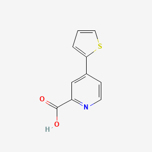 molecular formula C10H7NO2S B2857837 4-(Thiophen-2-YL)picolinic acid CAS No. 1255635-68-7
