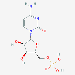 molecular formula C9H14N3O8P B028579 Cytidine-5'-monophosphate CAS No. 63-37-6
