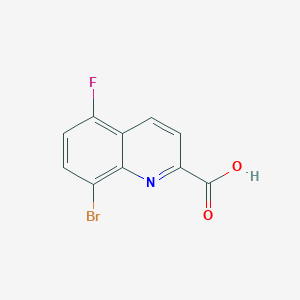 8-Bromo-5-fluoroquinoline-2-carboxylic acid
