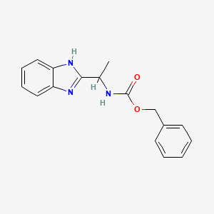 benzyl [1-(1H-benzimidazol-2-yl)ethyl]carbamate