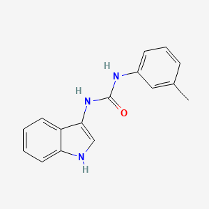 B2857965 1-(1H-indol-3-yl)-3-(m-tolyl)urea CAS No. 941926-93-8