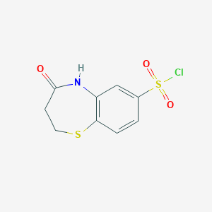 4-Oxo-2,3,4,5-tetrahydro-1,5-benzothiazepine-7-sulfonyl chloride