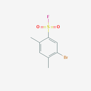 molecular formula C8H8BrFO2S B2858030 5-Bromo-2,4-dimethylbenzenesulfonyl fluoride CAS No. 2302146-38-7