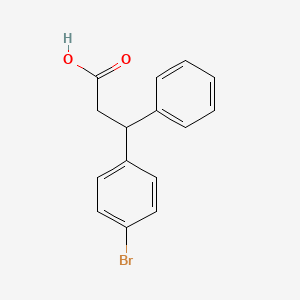 molecular formula C15H13BrO2 B2858062 3-(4-Bromophenyl)-3-phenylpropanoic acid CAS No. 80272-20-4