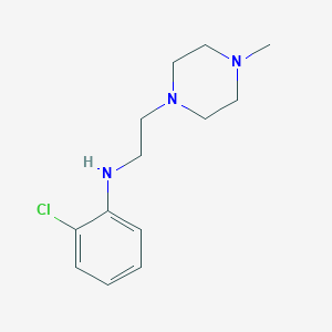 molecular formula C13H20ClN3 B2858152 2-chloro-N-[2-(4-methylpiperazin-1-yl)ethyl]aniline CAS No. 1225766-24-4