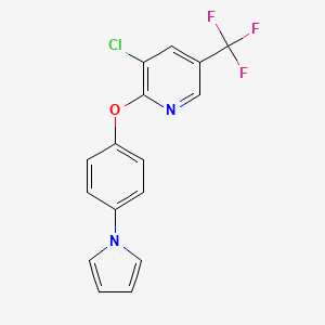 3-chloro-5-(trifluoromethyl)-2-pyridinyl 4-(1H-pyrrol-1-yl)phenyl ether